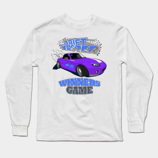 Drift Master Purple Car design Long Sleeve T-Shirt